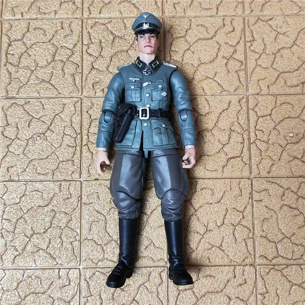 Soldado de fuente oscura 1/18, ejército de defensa de la División de montaña de fuente oscura, soldado de camuflaje de primavera y otoño, modo de figura móvil 3,75