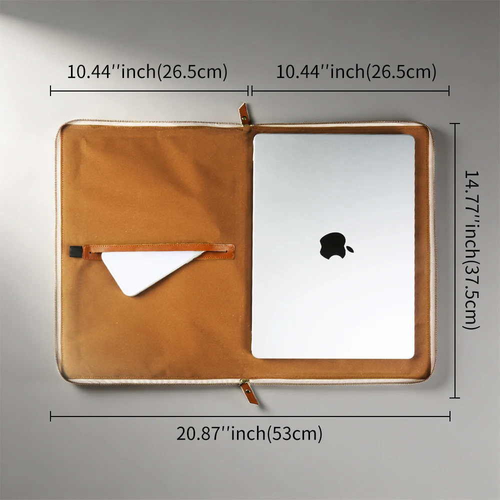 Laptop Genuine Leather Bag For Macbook Air 15 A3448 Neo A18 A3404 Pro 16 A3428 A3429 Pro 14 A3426 A3427 A3434 Air 13 A3240 A3449