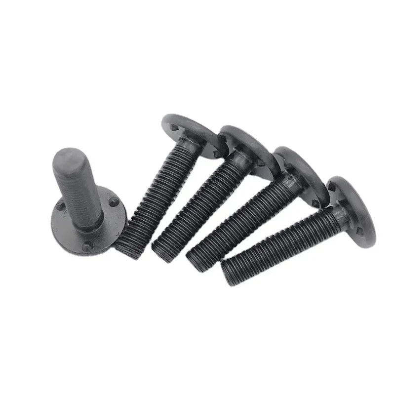 100 pz Borchie per saldatura a tre punti Vite Q198 Bullone con cuscinetto Proiezione superficiale M5 M6