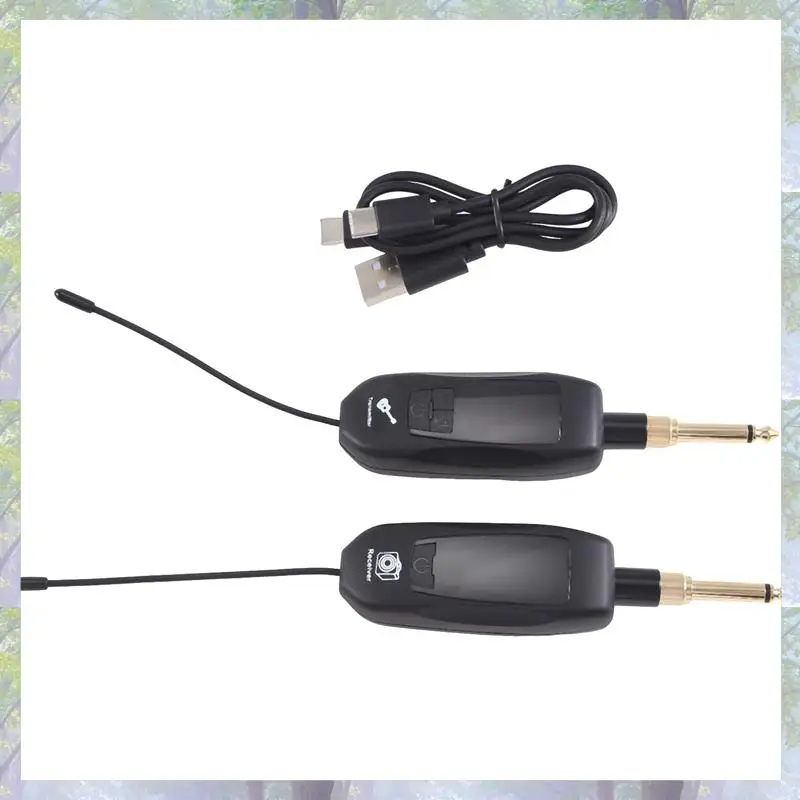 نظام الغيتار اللاسلكي GAW-A8 جهاز استقبال الارسال الرقمي الصوتي القابل لإعادة الشحن الفرقة المرحلة التسجيل الآلي دائم