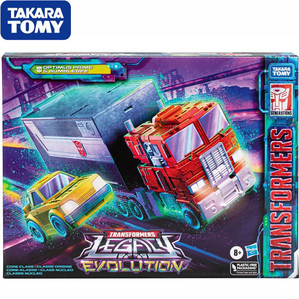 

Stocked Takara Tomy Trasnformers Generations Legacy Evolution Optimus Prime Bumblebee Core Class Collectible Model Toys Figures