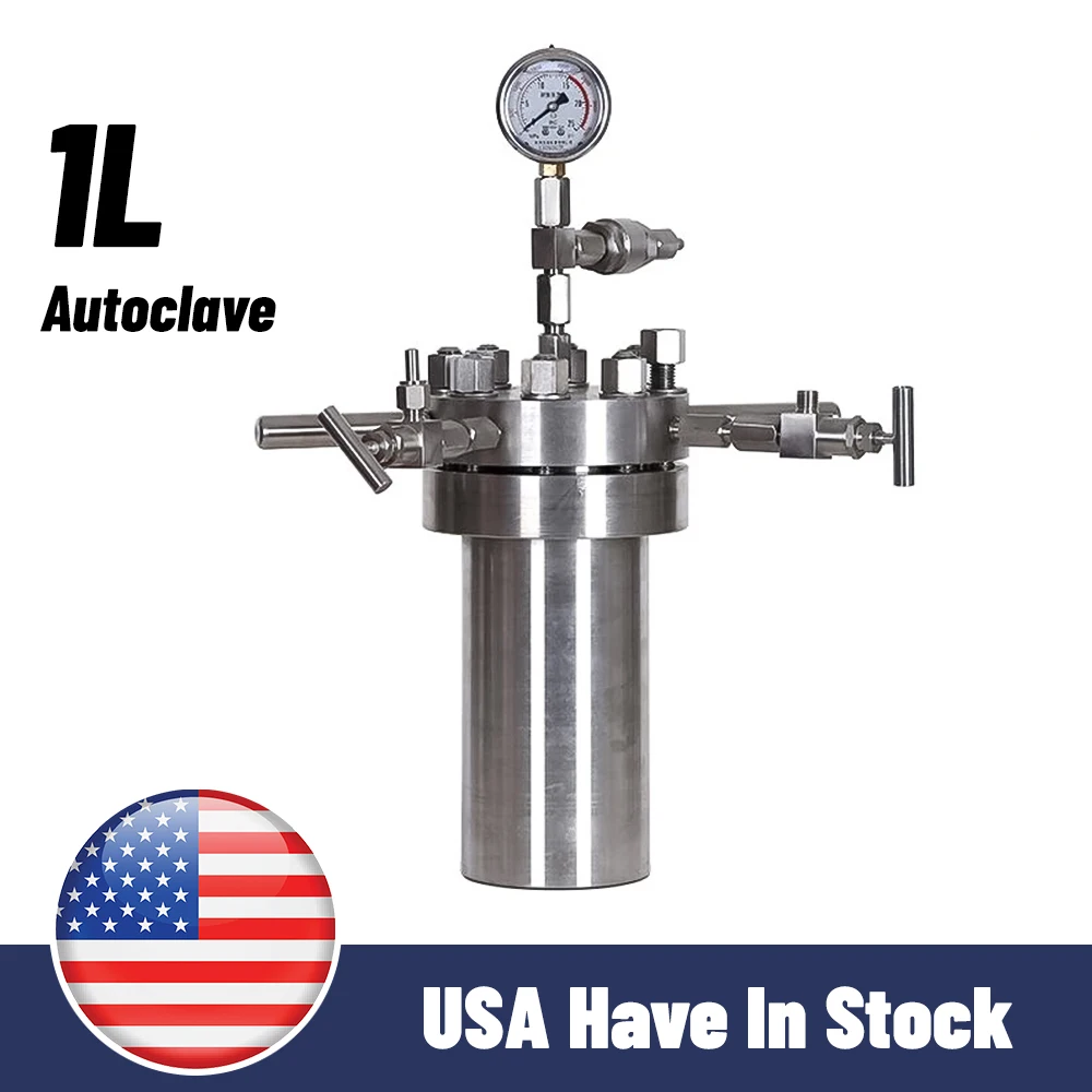 

США В наличии автоклав 1л реактор высокого давления из нержавеющей стали - лабораторное оборудование для химикатов
