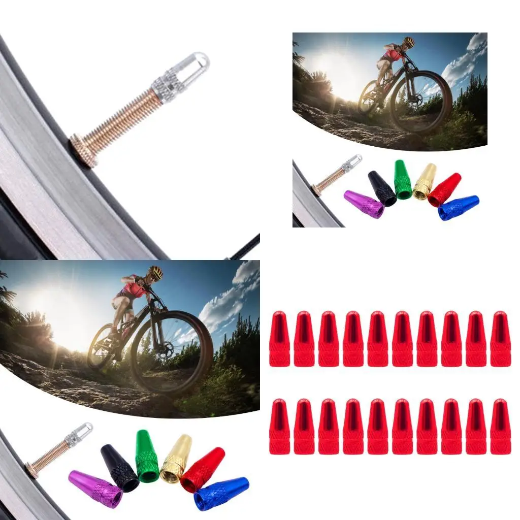 

Y1UC 20pack Waterproofed Valves Caps Light weight Cycling Caps Cycling Enthusiasts