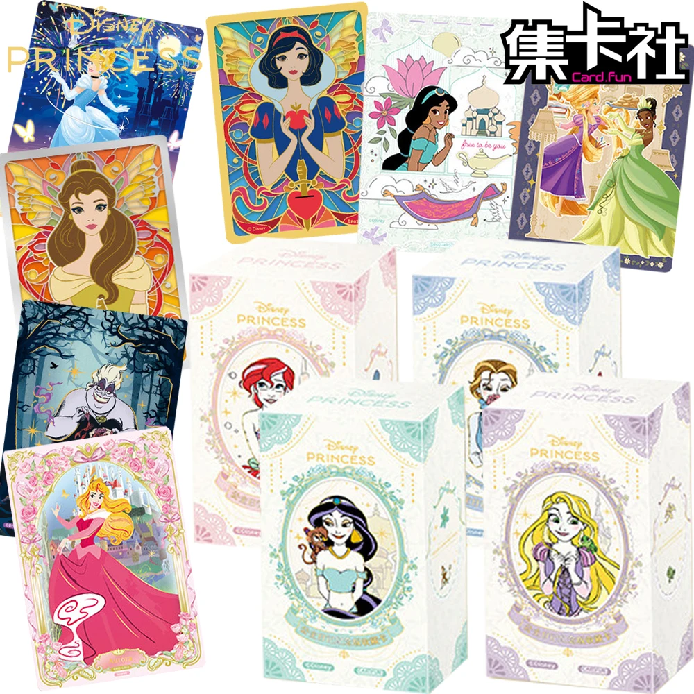 Official Card.fun The Disney Princess Diary Collection Cards QR SP SR High Quality Exquisite Art Commemorative Cards Girls Gifts
