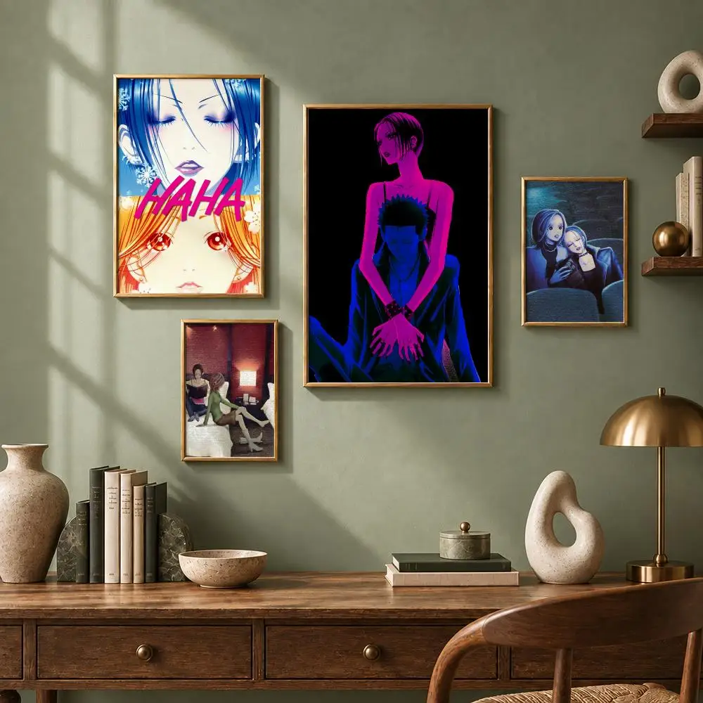 Aesthetic Anime N-NanaS Poster HD Self-Adhesive No Residue After Removal Ideal for All Kinds of Wall Decor