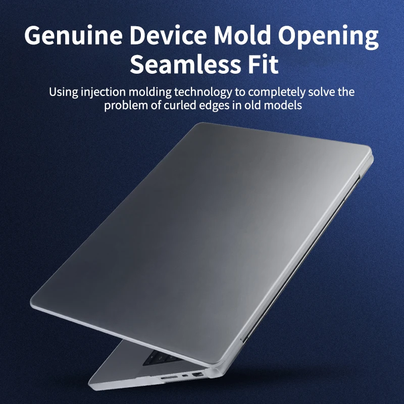 For 2025 MacBook M4 Air 13.6 15 Protective Shell MacBook M3 PRO 14 16 Transparent Protective Shell Notebook Cover Laptop Case M2