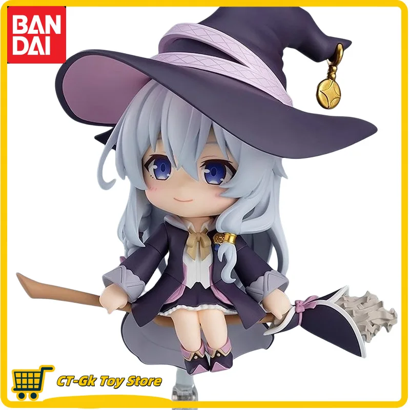 Anime Figures Chibi Elaina #1878 The Journey Of Elain Changeable Face 10cm Collection Ornament Cartoon Pvc Model Doll Birthday