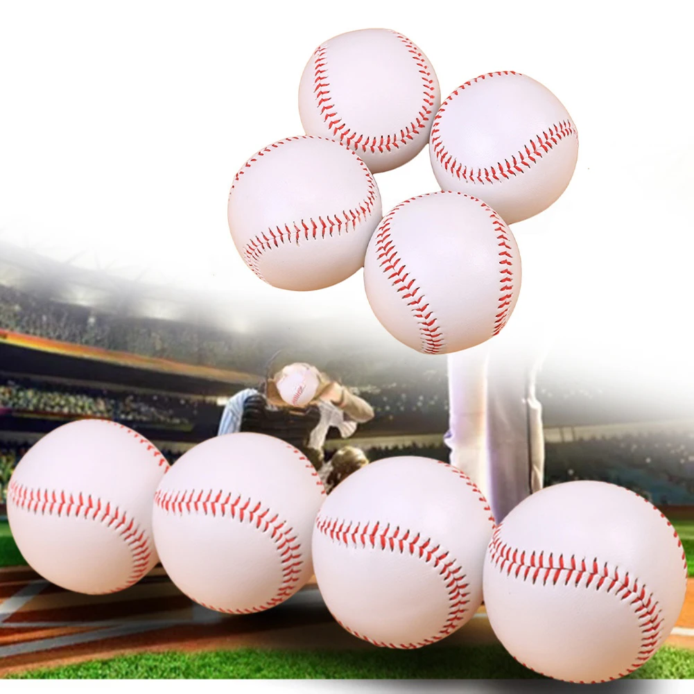 

Park Play 9 Inches Practice Baseballs Hard Baseballs For Training Sports Training Balls Raised Stitching Comfort Grip