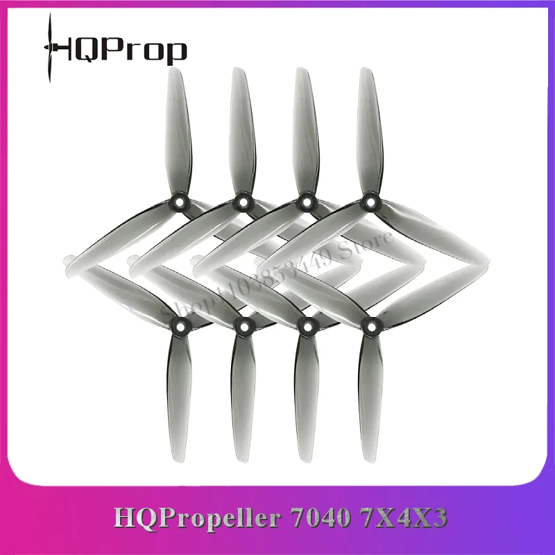 HQProp 7040 7X4X3/ 7035 7X3.5X3/ 8040 8X4X3 3-Blade الألياف الزجاجية النايلون CW CCW المروحة ل RC 7 بوصة 8 بوصة FPV الطائرة بدون طيار جزء #1