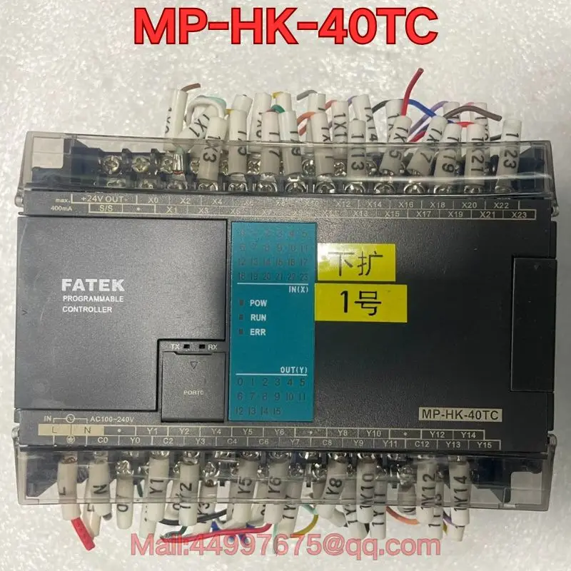 

Second-hand MP-HK-40TC PLC controller functional test is normal