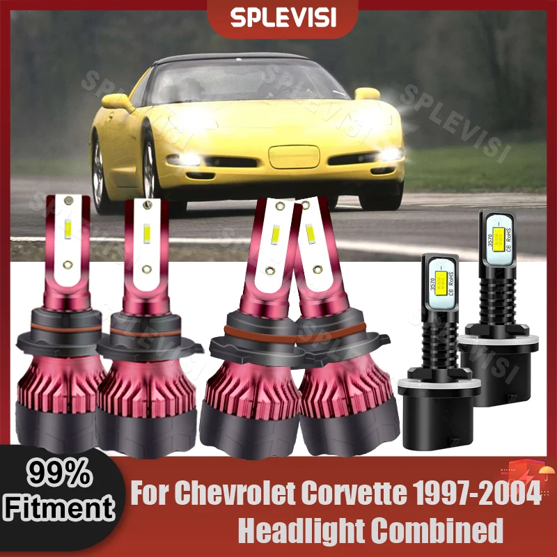 

Super Bright High Beam Low Beam Foglight 470W Combination Bulbs For Chevrolet Corvette 1997 1998 1999 2000 2001 2002 2003 2004