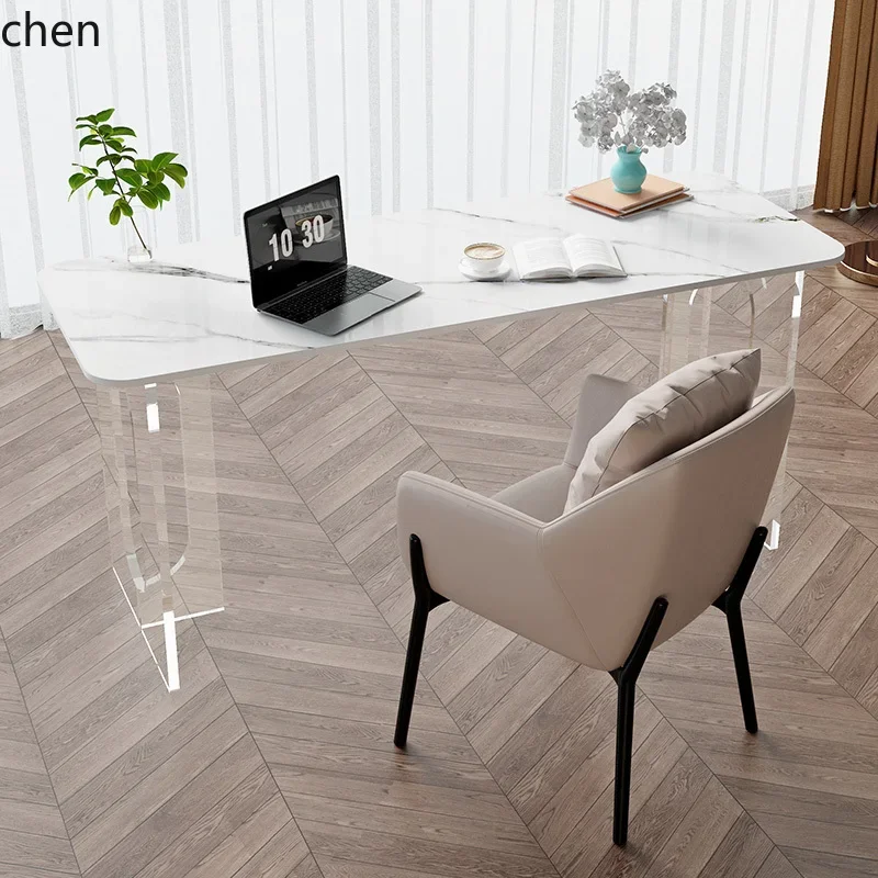 TQH6.22 Minimalist Desk Living Room Sofa Back Long Table Home Office Bedroom Learning Writing Desk