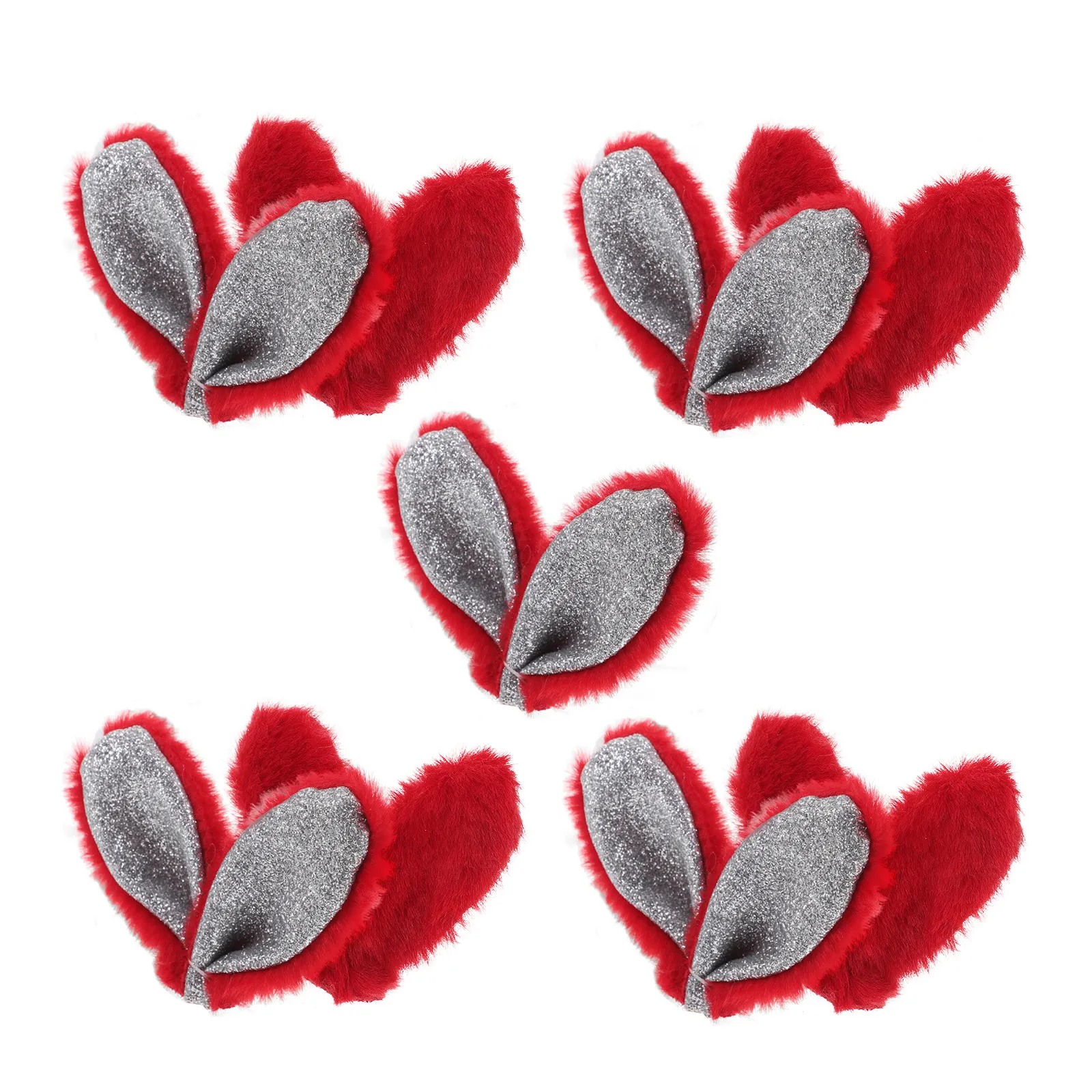 

10Pcs Easter Hair Accessories Ear Clips Mini Bunny Ear Headwear Cute Decorative Styling for Girls Kawaii Hair Clips