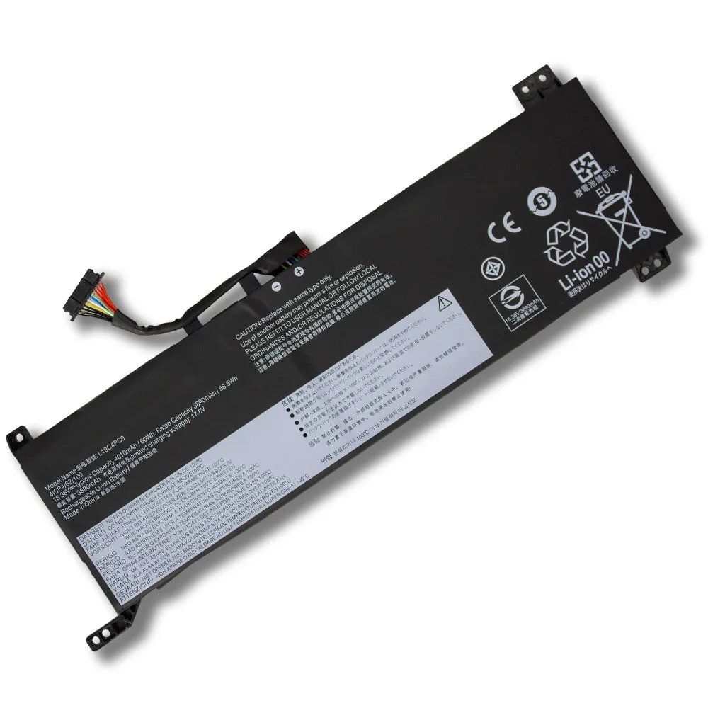 L19C4PC0 15.36V 4010mAh 60Wh L19M4PC0 Replacement Li-ion Laptop Battery for Lenovo Legion Y7000 Y7000P 2020H Notebook Battery