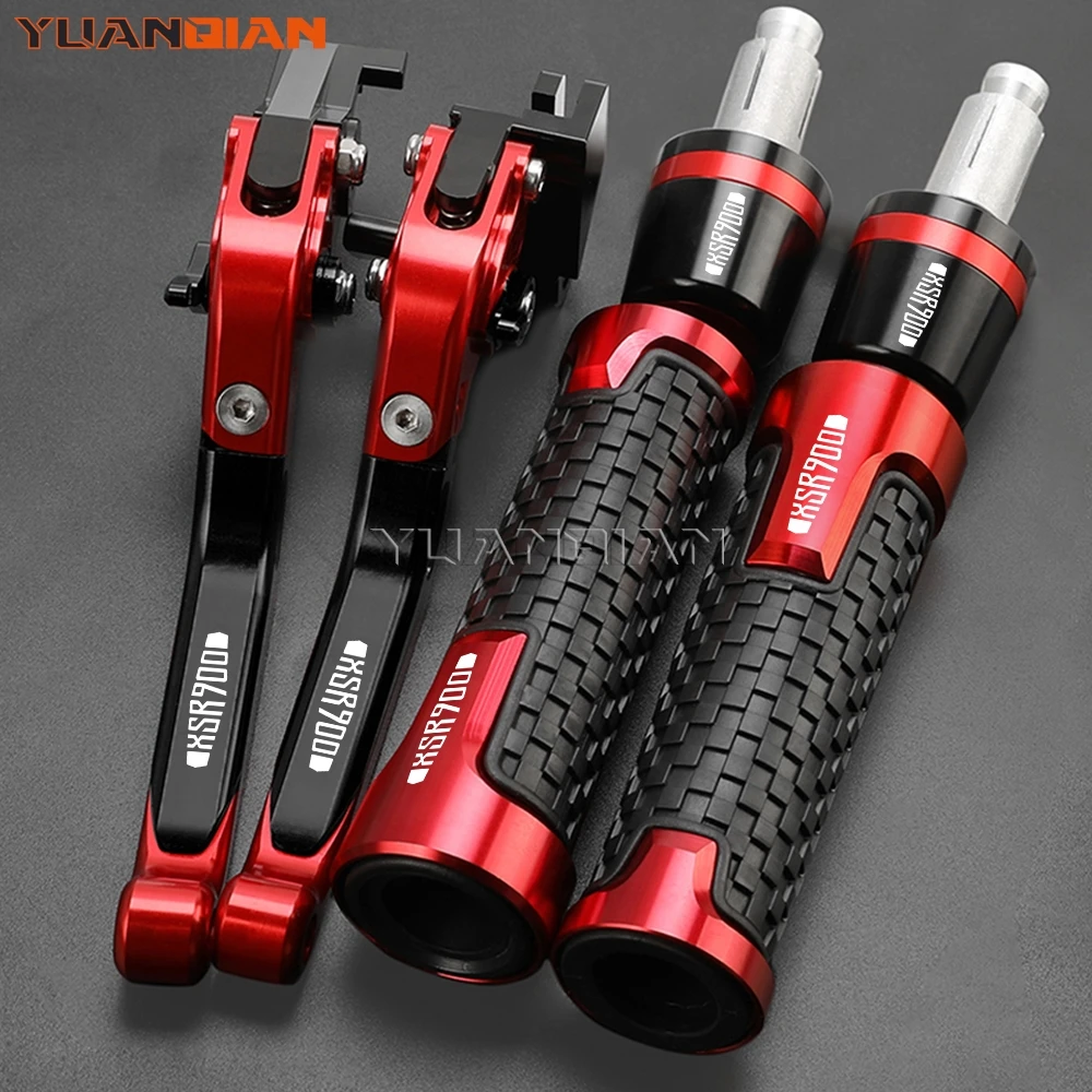 For Yamaha XSR900 XSR 900 XSR900GP 2016-2027 2026 2025 Motorcycle Accessories Adjustable Brake Clutch Levers Handlebar Grips End