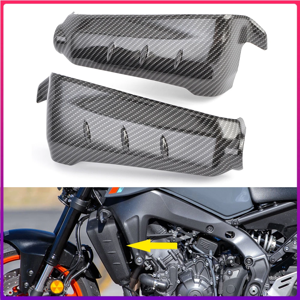 

Radiator Side Cover Panel Frame Guard Fairing For Yamaha MT09 MT 09 SP MT-09 2021 2022 2023 2024