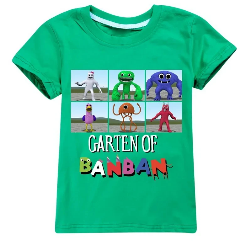New Game Garten Of BanBan Kids T-shirt Children Summer Clothes Tee Tops Banban Garden Print T Shirt Cartoon Funny O-Neck T Shirt image 4