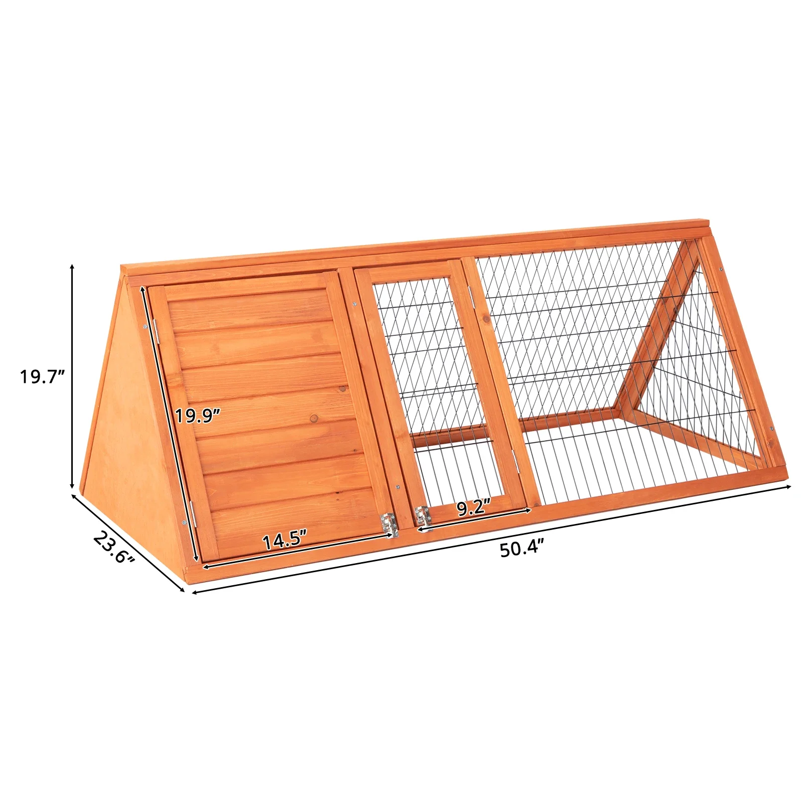 

50" Wooden Rabbit Guinea Pig Hutch Wooden Rabbit Guinea Pig House