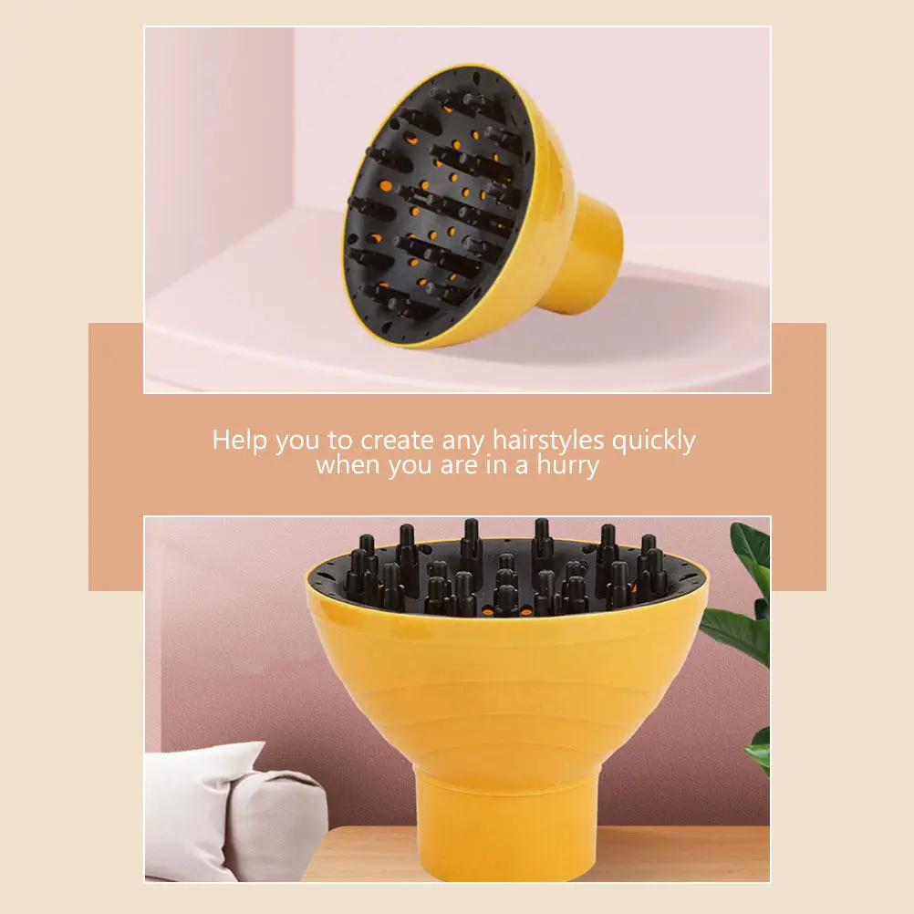 

Lightweight Hair Dryer Diffuser Cover Universal Fit Heat Resistant PP Nylon Material for Fast Styling At Home Or Travel Salon