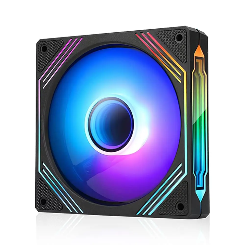 Prism 140mm ARGB Case Fan, Infinity Mirror Light Effect Design Cooling Fan, 140mm CPU PWM Fan, 1600RPM for PC Case&CPU Cooler