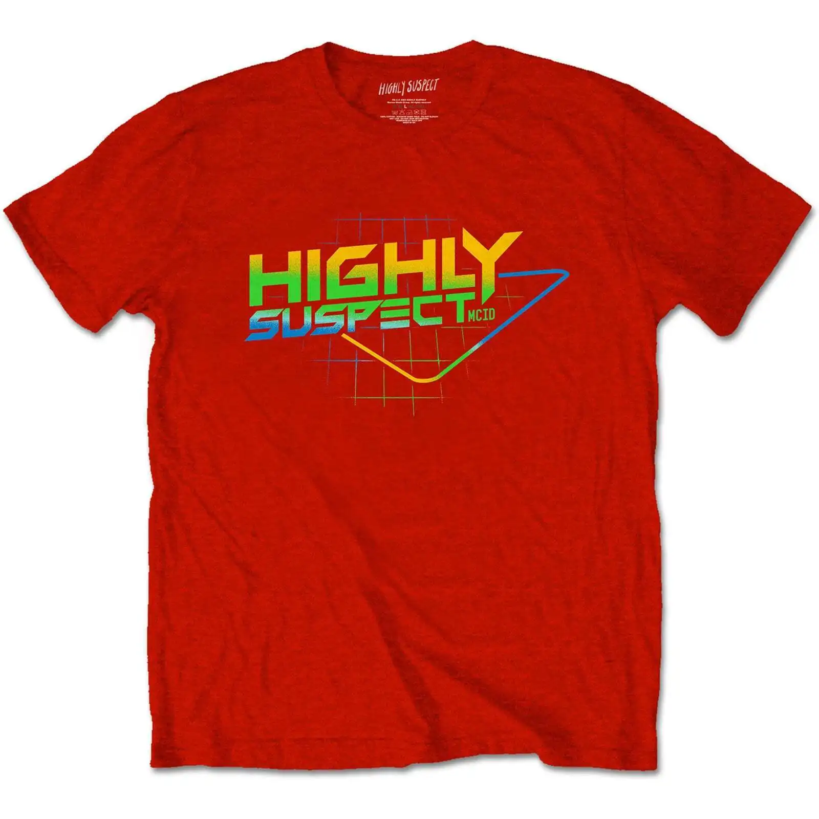 Highly Suspect T Shirt Gradient Type Official New