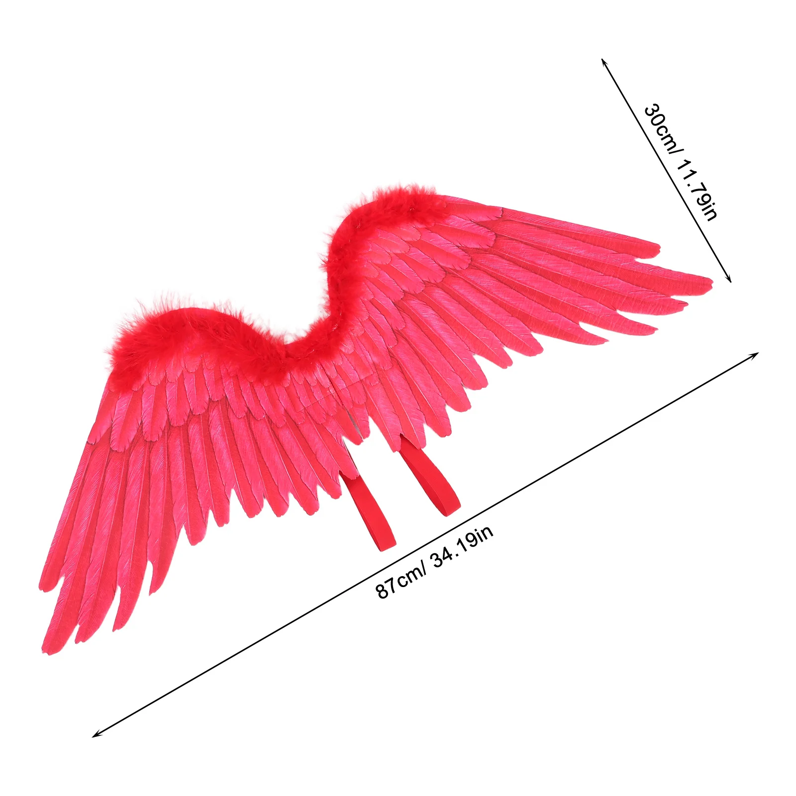 1pc Angel Wing Prop Large Fairy Wings For Girls Halloween Christmas Cosplay Party Performance Decoration Kids Costume