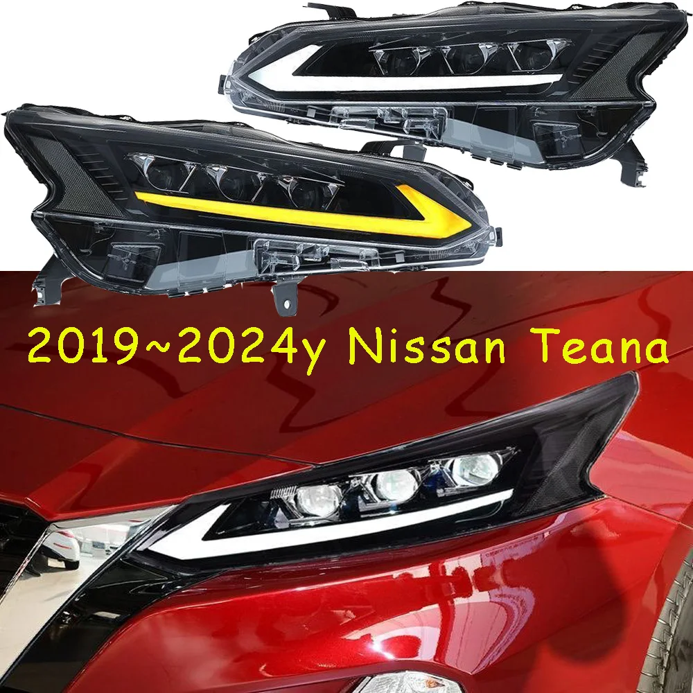 

car bumper altima headlamp for Nissan Teana headlight 2019~2022y ALL IN LED Teana daytime running light head light 2pcs
