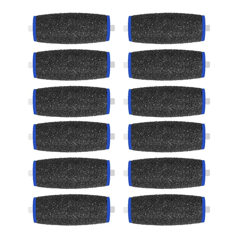 B97A-12 Pack Extra Coarse Replacement Roller For Amope Pedi Replacement Head Refills For Electric Foot Callus Remover Tool