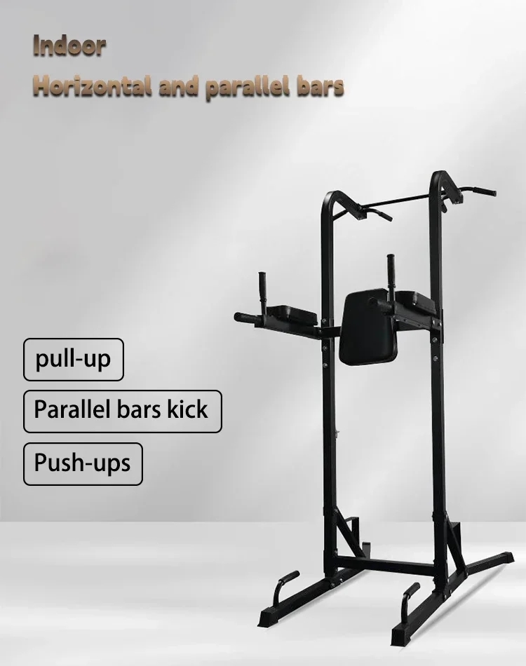 Indoor Pull up Horizontal Bar Hanging Chin Up Dip Station Family Landing Fitness Equipment Single Parallel Bar