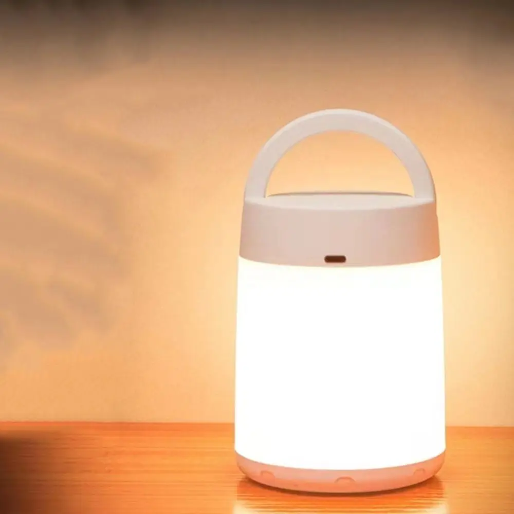 Decorazioni per la casa luce notturna a LED portatile USB che cambia luce ambientale da comodino dimmerabile lampada da tavolo a sospensione semplice alimentazione del bambino