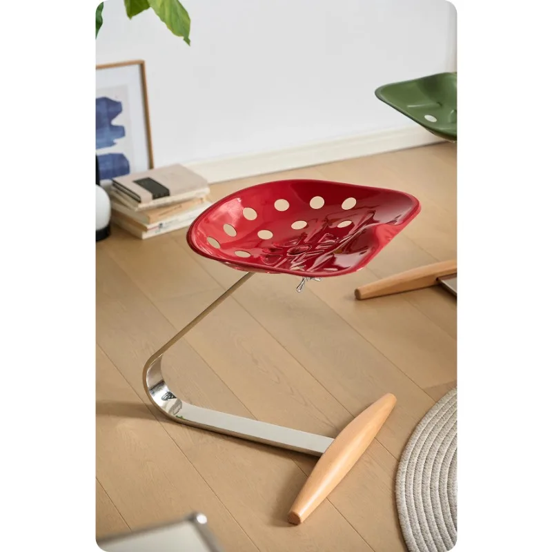 

Nordic High-end Light Luxury Chair Designer Creative Stainless Steel Dining Chair Ins Style Leisure Chair
