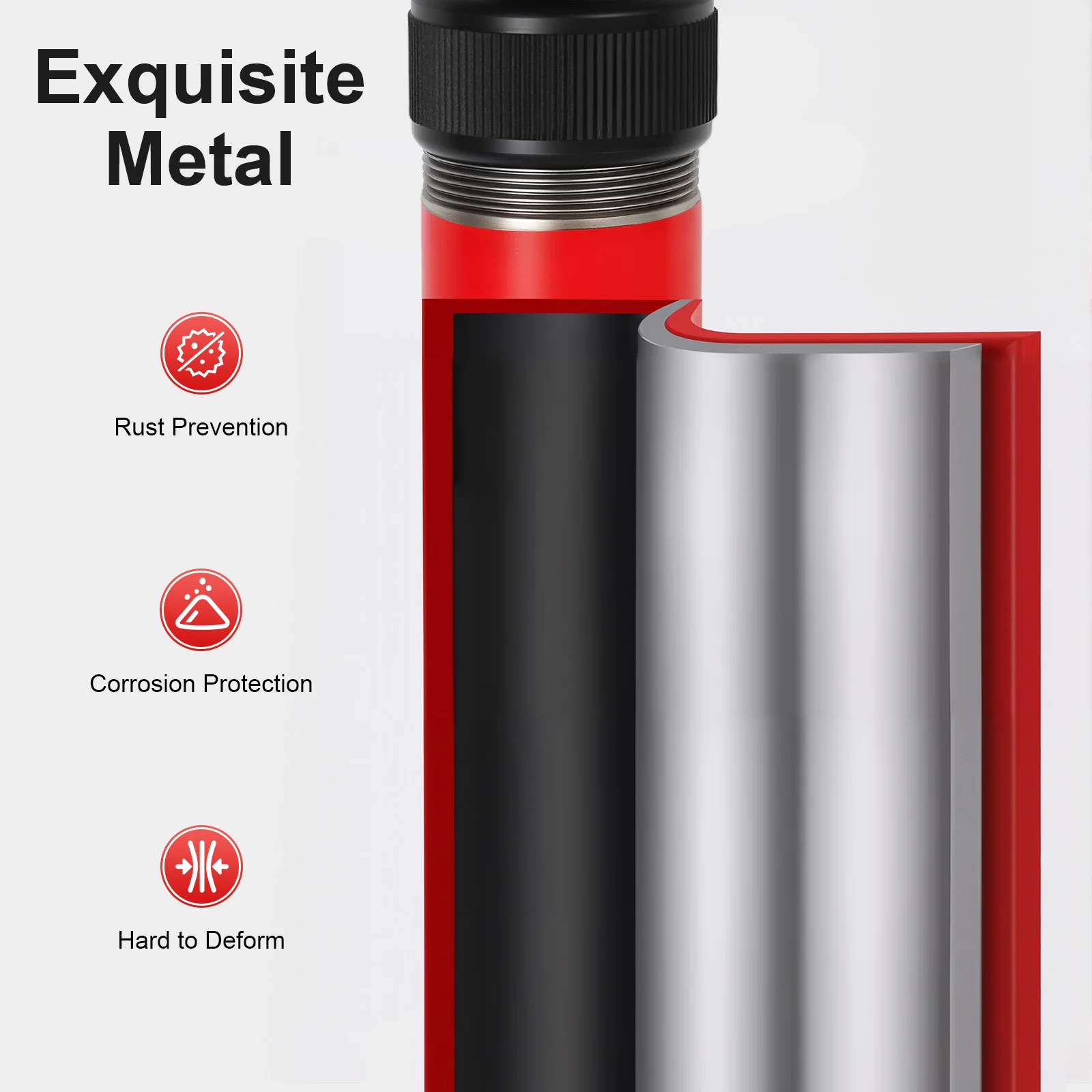 4T Jack Stand, Trailer Jack, Hydraulic Porta Power Type Cylinder, Heavy Load Hydraulic Lift, Strong Metal Material, 4 Ton Support, Anti-Rust, Portable for Car, Industrial, Home Use, Efficient Vehicle Maintenance, Tire Replacement Tool view 3