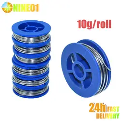 Alambre de soldadura de estaño de 0,8mm, núcleo de colofonia, alambre de soldadura enrollado de estaño, flujo de soldadura, carrete de alambre de hierro, juego de hierros de soldadura de baja temperatura