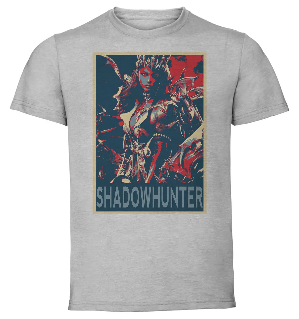 

T-Shirt Unisex Grey Propaganda - Lost Ark - Shadowhunter Class SA1003