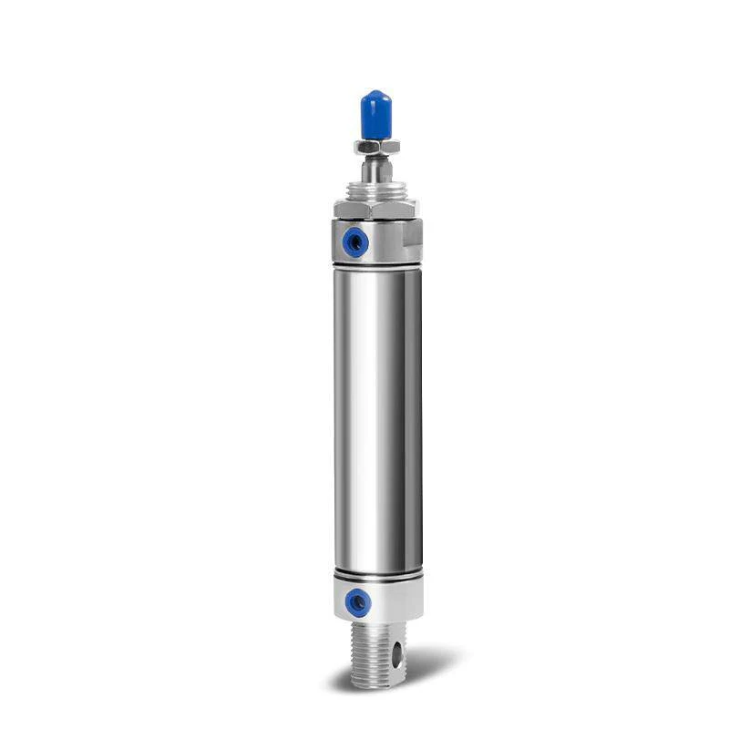 MA Mini Air Cylinder Double Acting Bore 16/20/25/32/40mm Stroke 25-300mm Pneumatic Cylinder MA Series Stainless Steel Rod