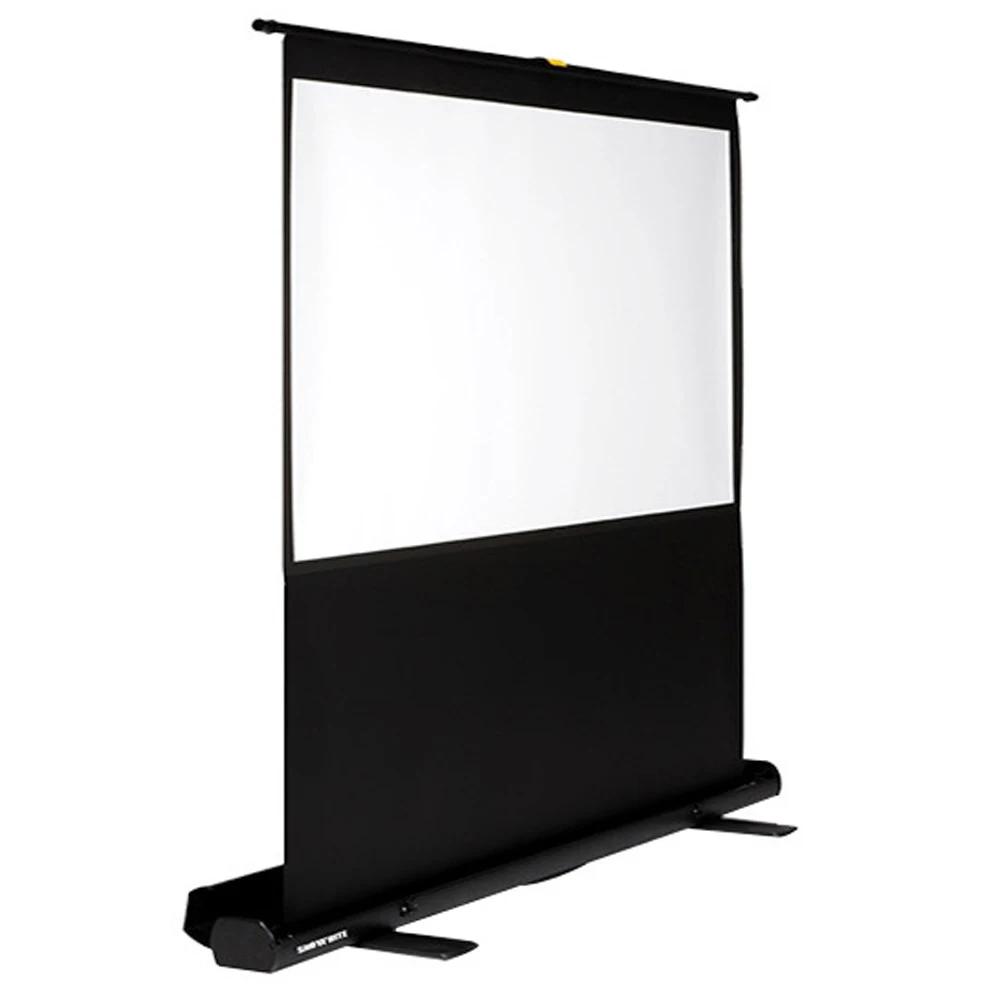 Floor Rising Stand 3D Home Theater Projection Screen Portable Retractable Roll Up Stand Projector Screen