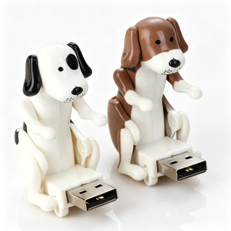 Cute Funny Humping Dog USB 2.0 Portable Mini Toy Novelty Stress Relief Gadget Fun Gift For Office Festival Holiday Present