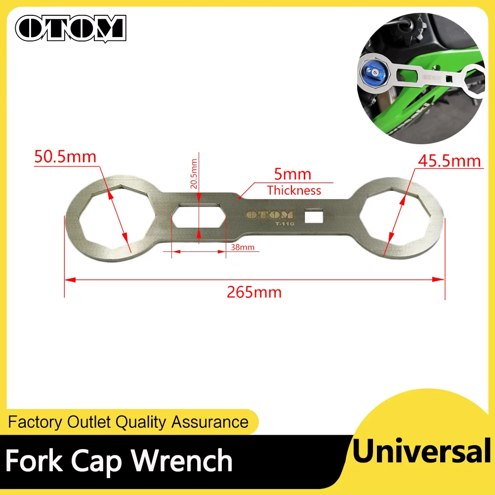 

OTOM Универсальный ключ для передней вилки, инструмент для снятия вилки, инструмент для ремонта, аксессуары для мотоциклов, нержавеющая сталь для KTM HONDA
