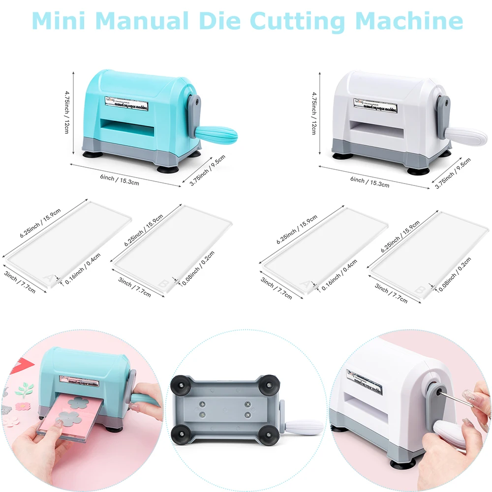 

Portable Mini Manual Die Cutting Machine for Diy Scrapbooking Paper Cards Crafts Making Must-Have Die Cut and Embossing Machine