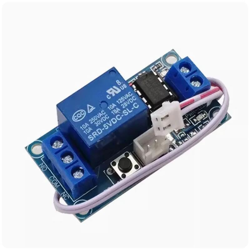 Single-key bistable one-key start-stop self-locking relay module single-chip microcomputer control relay 5V12V24V