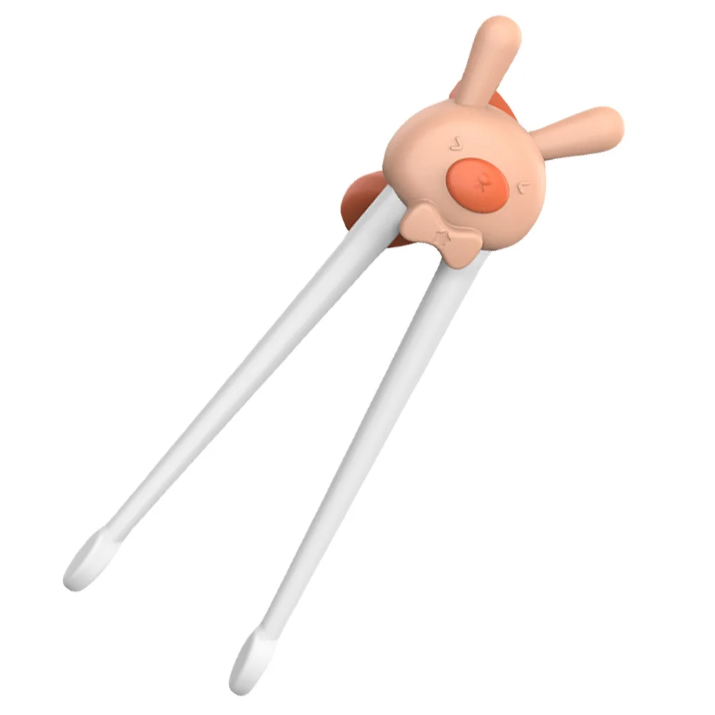

1Pair Training Chopsticks Cartoon Beginner Lightweight Easy Clean Training Helper for Early Learning Practice