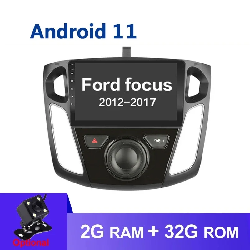 

RAM 2G+ROM 32G Android 11 Car Radio Player Gps Navigation Multimedia for Ford Focus 3 2012 2013 2014 2015 2016 2017 2din