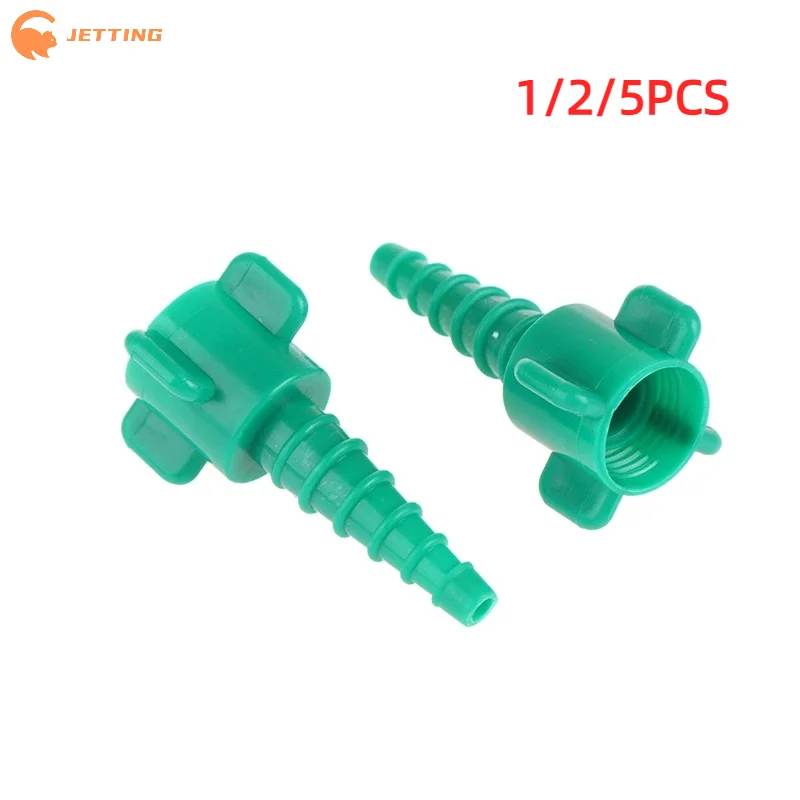 Green Transfer Head For Oxygen Regulator Connector Nasal Tube Accessories Christmas Tree Swivel Adapter 5cm Outlet Connector