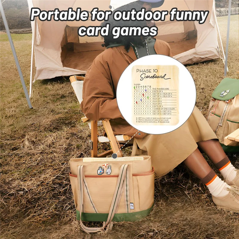 Abwe-com 8 estacas coloridas fase 10 placar para jogos de cartão placar folhas placa e rastreador redondo para festa adulto mesa pontuação boa