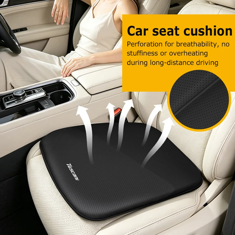Coussin de siège de voiture en cuir, tapis de protection antidérapant pour Hyundai TUSCANI Getz GRANDEUR NEXO PALISADE STAREX TIBURON