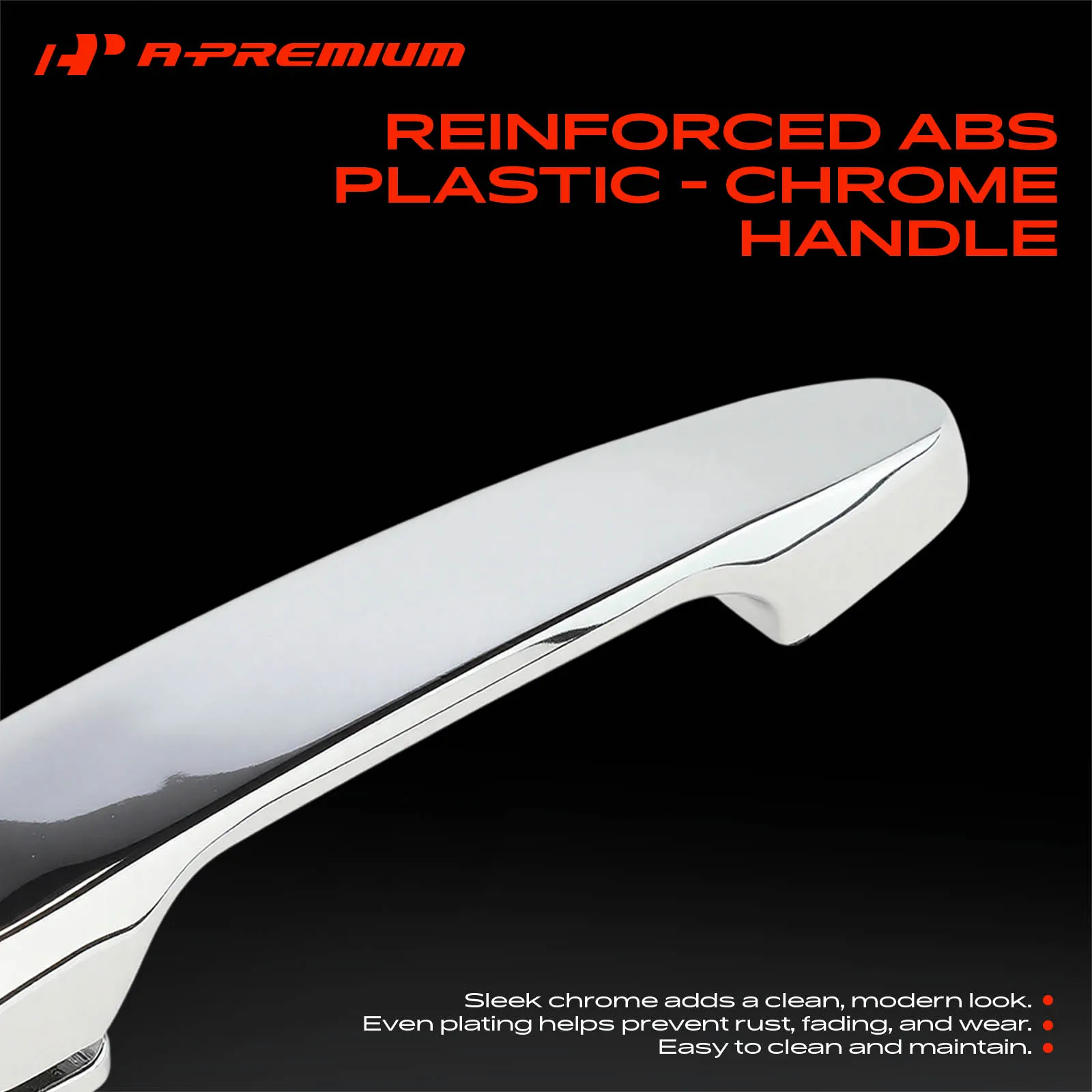 A-Premium Front Driver Side Chrome Exterior Door Handle for Chevrolet Impala 2006-2013 Cobalt 2005-2010 Buick LaCrosse 2005-2009