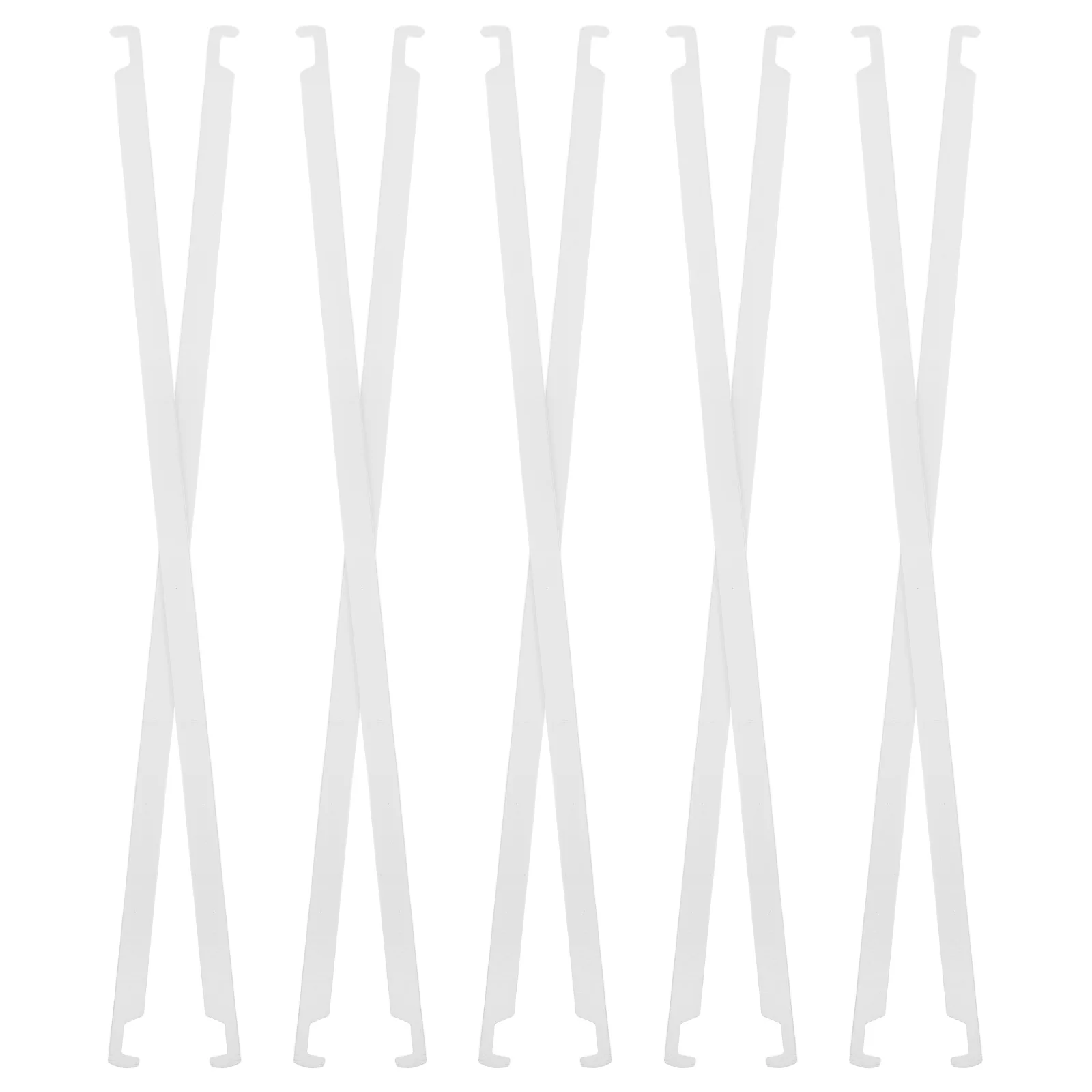 10 pçs escritório pendurado pólos de metal arquivo armário organizador suprimentos gaveta de mesa hastes pasta de ferro barras documento