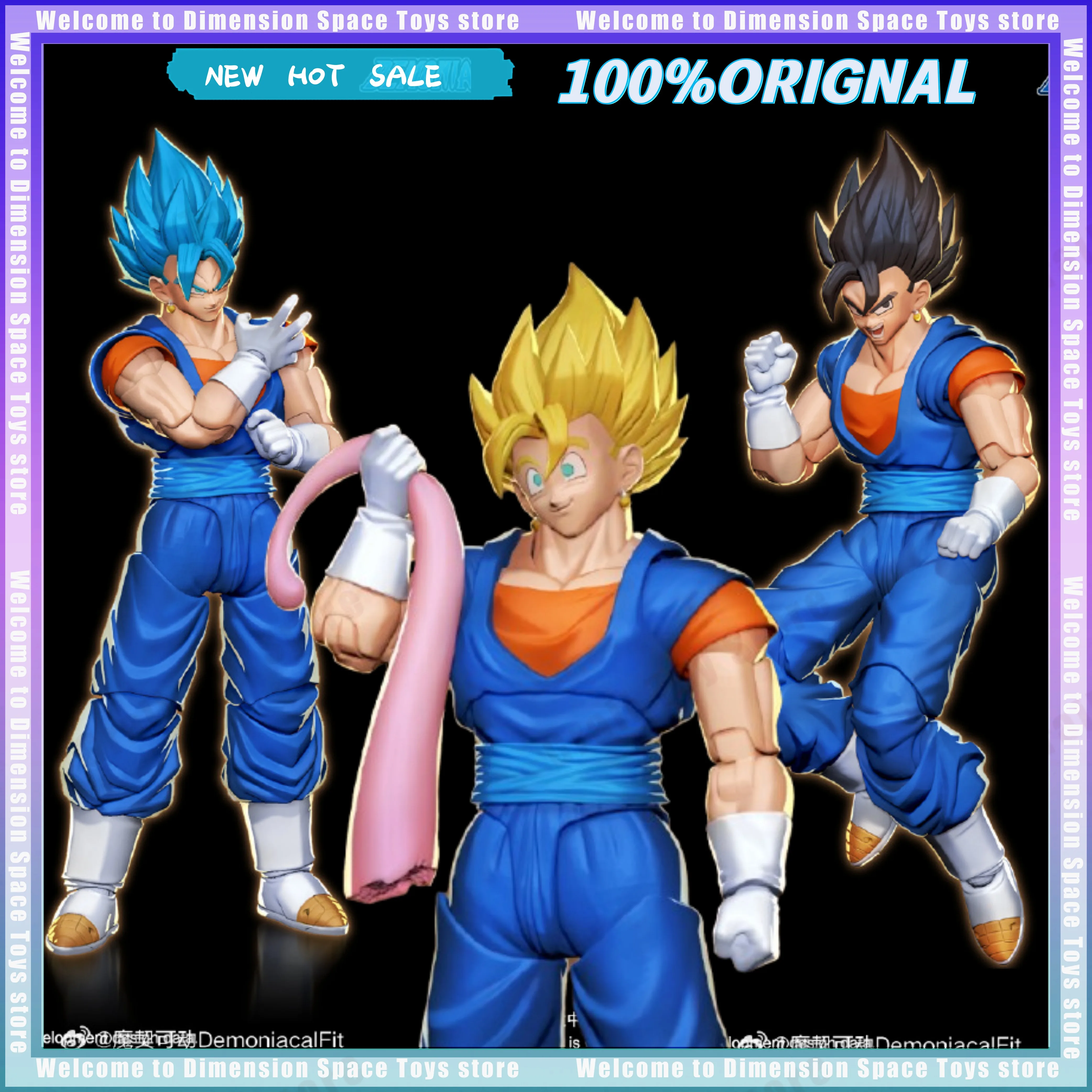 جديد شيطاني صالح التنين SHF الكرة Z فيجيتو الكونية بليد أنيمي الشكل سوبر سايان SSJ عمل نموذج لجسم تمثال اللعب الهدايا