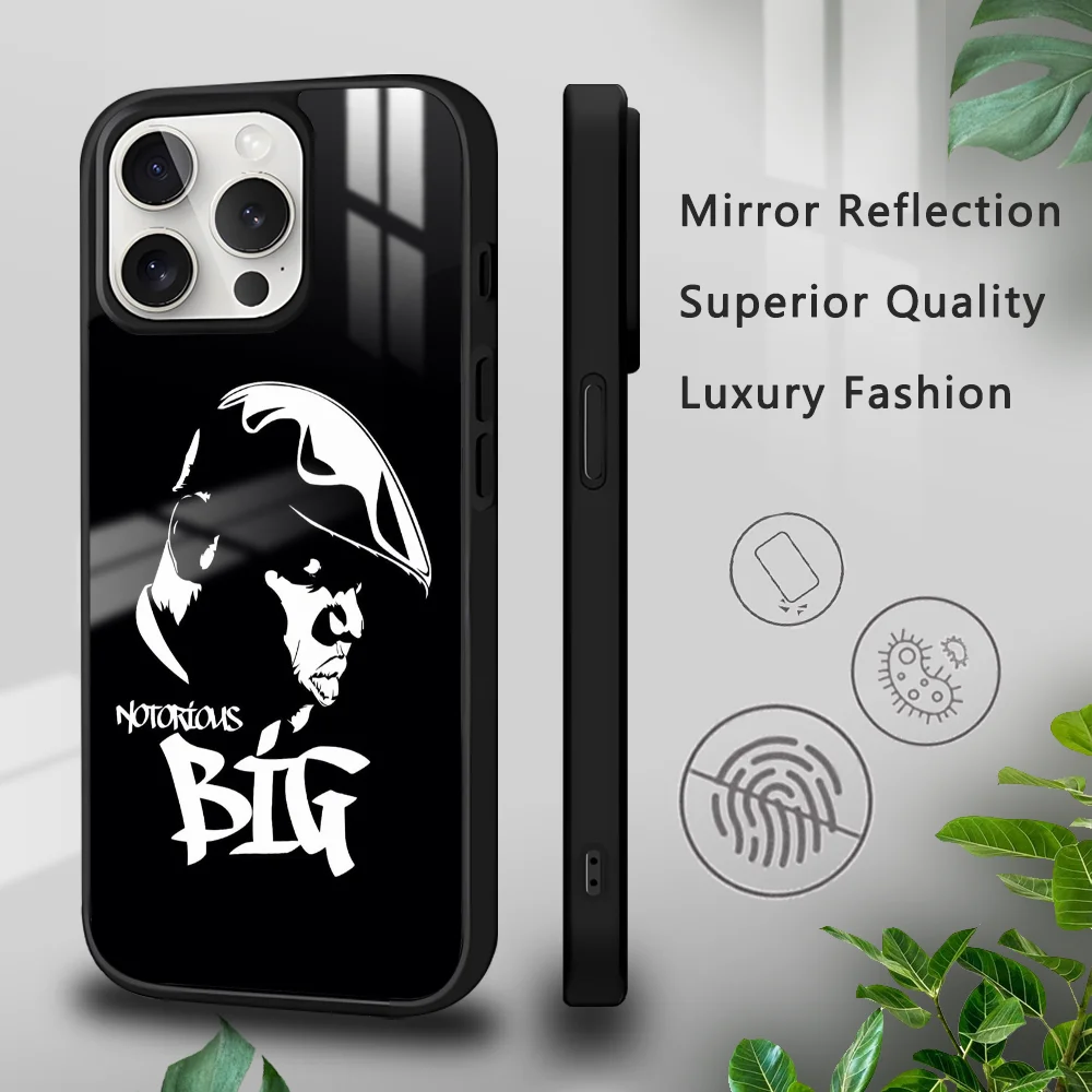 B-b.I-I.G-g The Notorious Phone Case For iPhone 16 15 14 13 12 11 Pro Xs Max Mini Plus Celulares Hard Funda