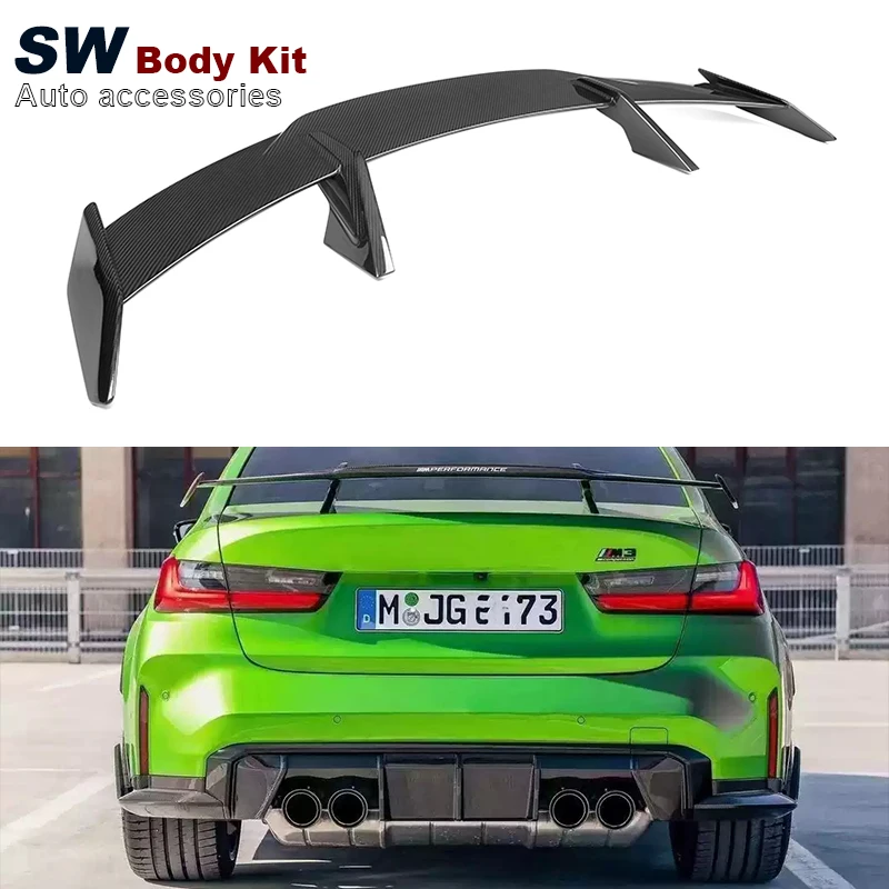 

Carbon Fiber Trunk Car Spoiler Wing For BMW G80 M3 G82 G83 M4 Upgrade Rear Trunk Spoiler Lip Guide Wing Lip Rear Wing MP Style